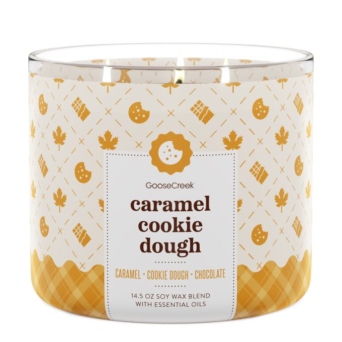 Caramel Cookie Dough 3-Wick Candle