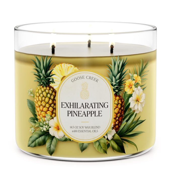 Exhilarating Pineapple Large 3-Wick Candle