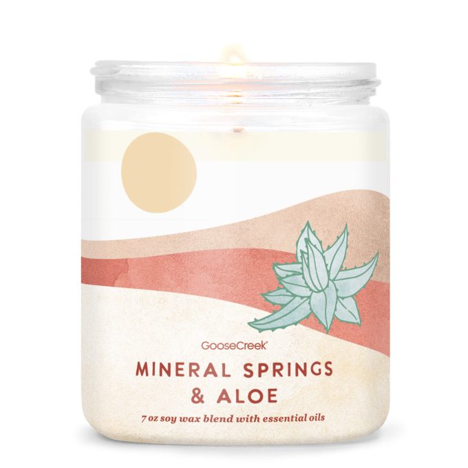 Mineral Springs & Aloe 7oz Single Wick Candle